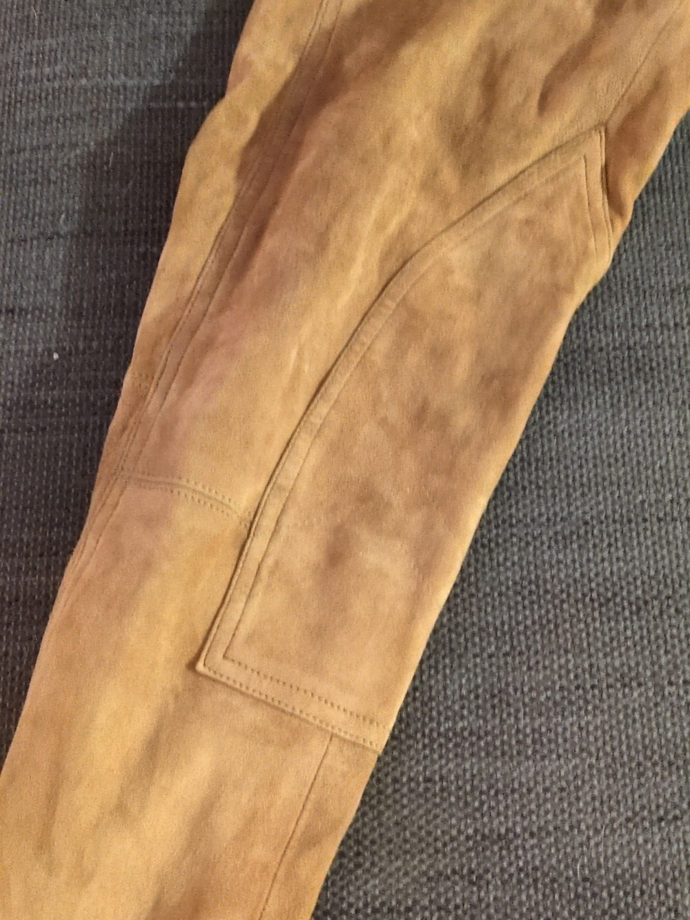 Suede Riding Breeches in Tan Ralph Lauren - Picture 3 of 16